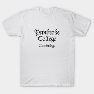 Cambridge Pembroke College Medieval University T-Shirt